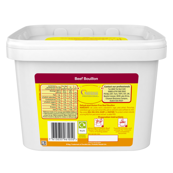 MAGGI® Gluten Free Beef Bouillon Nestlé Professional